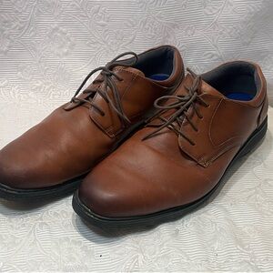 Nunn Bush KORE Cap Toe Oxford 84944-001 Cognac Leather Men's Sz 12W Gel
Comfort